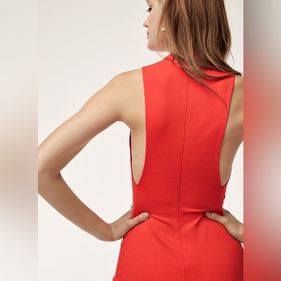 Aritzia Babaton Matheson Dress Red - Picture 2 of 12